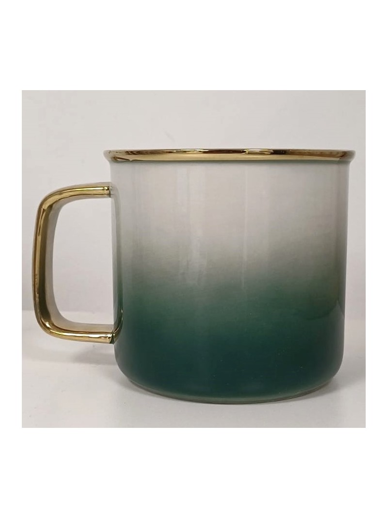 TAZA VERDE GOLD