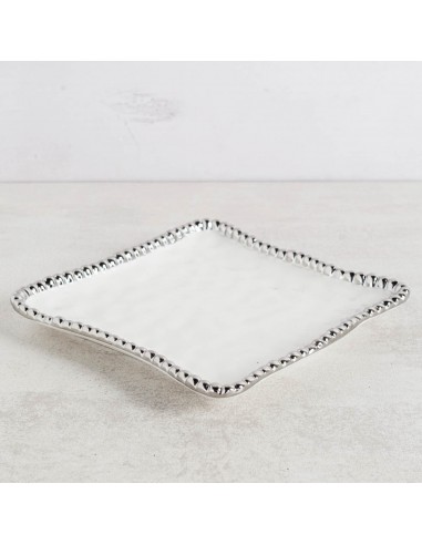 PLATO BLANCO PERLE MIN.4 UNID.