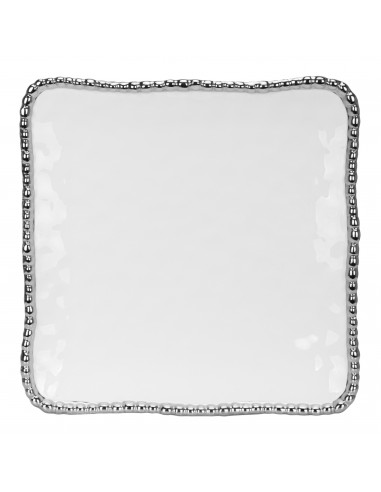 PLATO BLANCO PERLE MIN.4 UNID.
